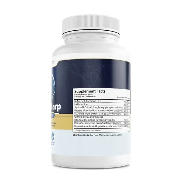 NeuroSharp supplement facts label