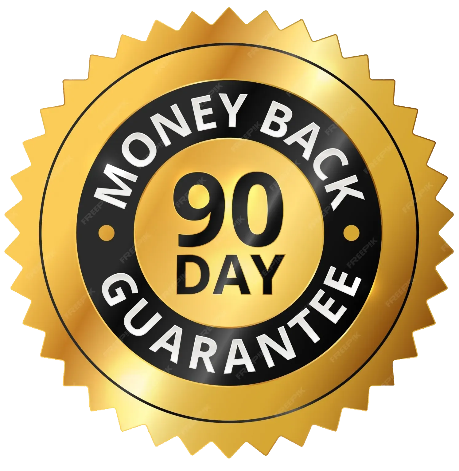 NeuroSharp 90-day guarantee badge