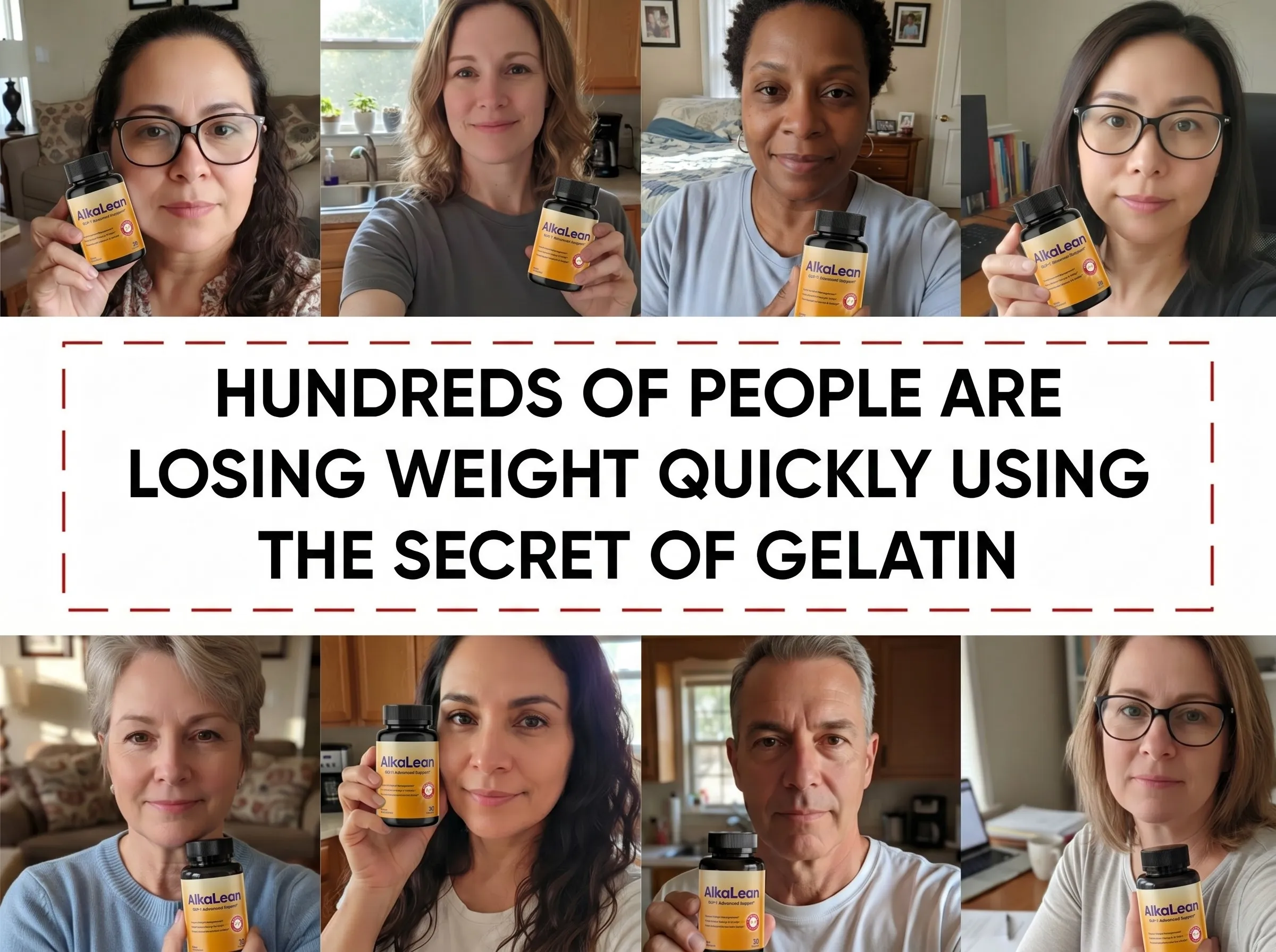 AlkaLean 6 bottle package with 60-day guarantee
