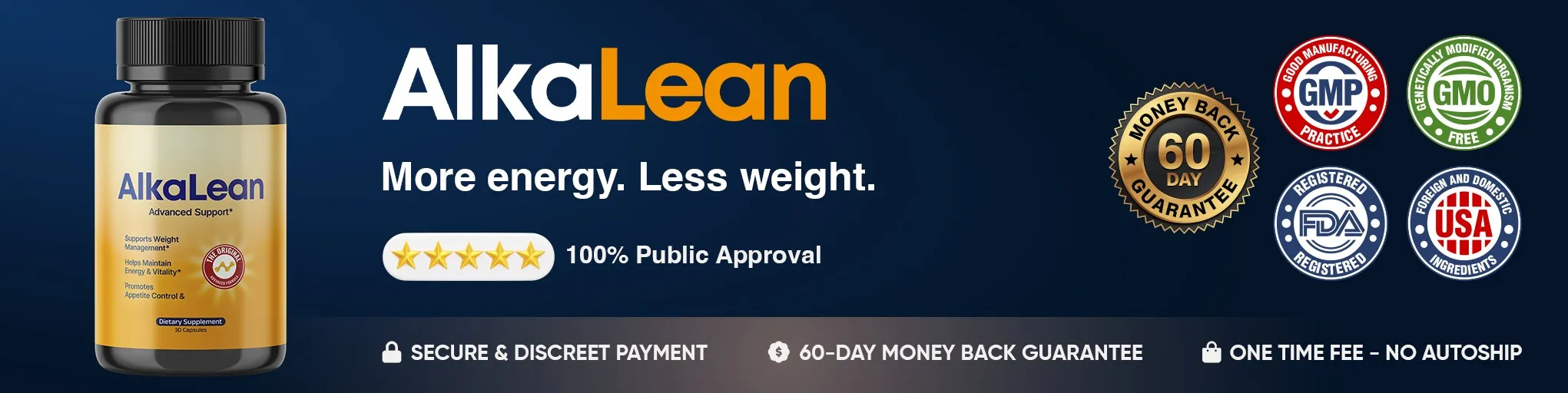 AlkaLean official offer banner